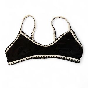 Cupshe Black & White Swimsuit Top – Medium